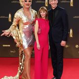 Olivia Jones, Steffen Hallaschka und Anne-Katrin Hallaschka