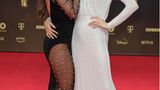 Sarah Engels und Cathy Hummels