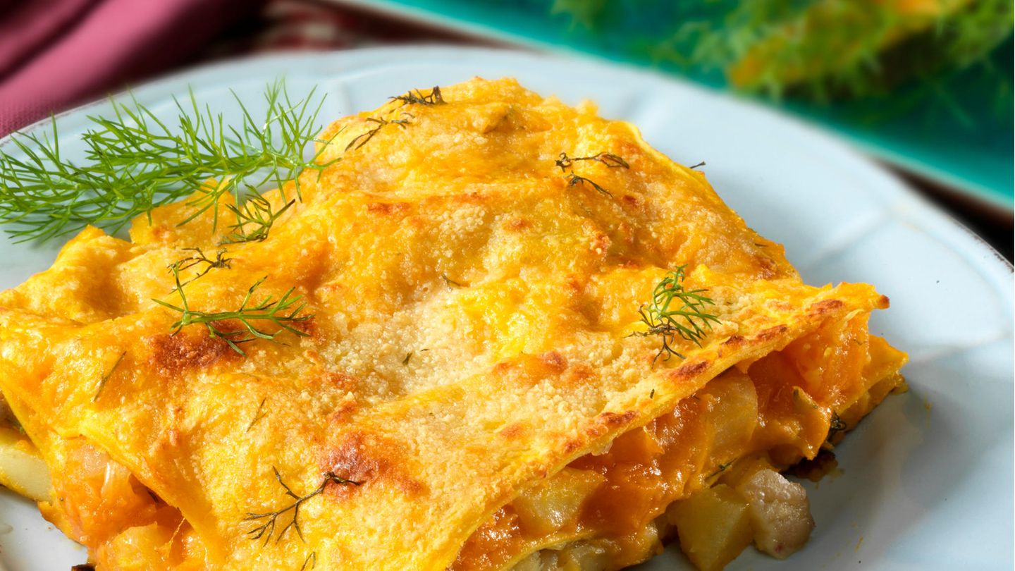 Rezept Kürbislasagne