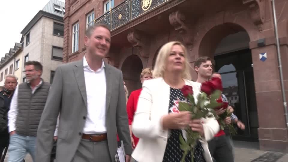 Video: Hessen-Wahl: SPD mit Spitzenkandidatin Nancy Faeser am Start