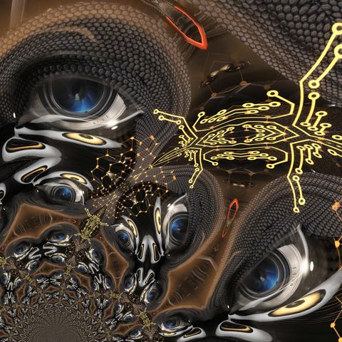 Illustration einer Künstlichen Intelligenz