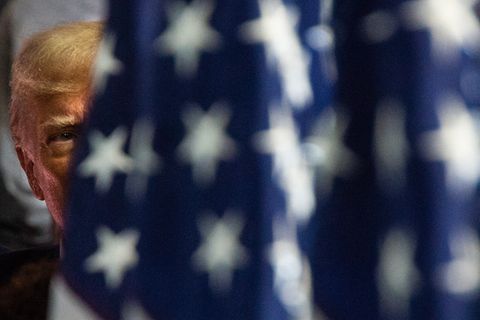 Donald Trump bei einer Wahlkampfveranstaltung