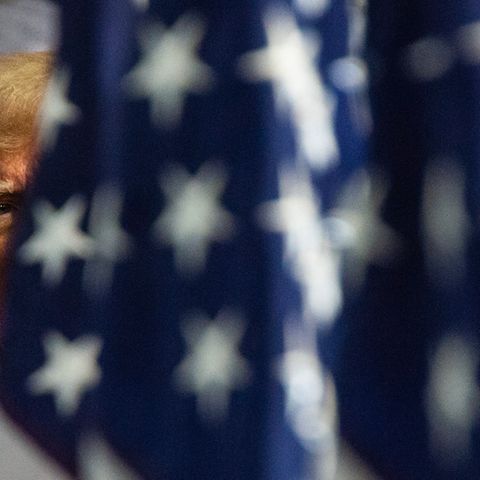 Donald Trump bei einer Wahlkampfveranstaltung