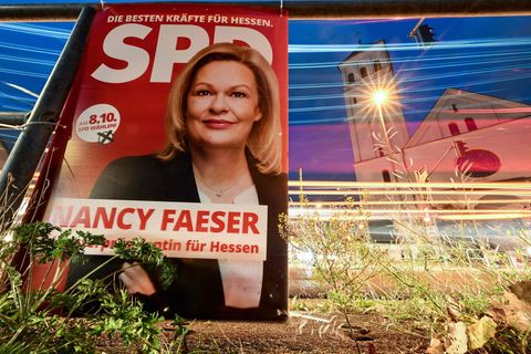 Bundesinnenministerin Nancy Faeser (SPD) will Ministerpräsidentin in Hessen werden