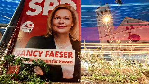 Bundesinnenministerin Nancy Faeser (SPD) will Ministerpräsidentin in Hessen werden