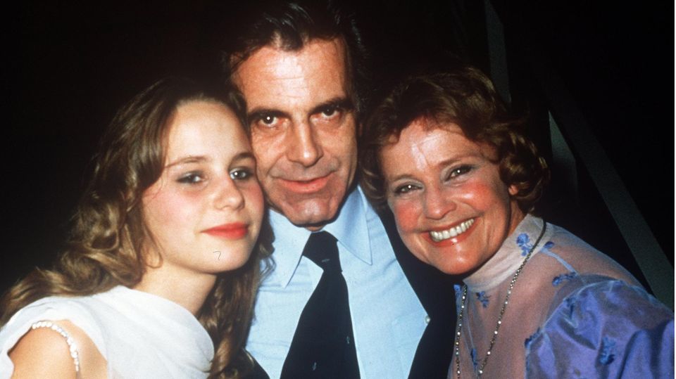 Berühmte Familie: Marie Theres Relin (links), ihr Onkel Maximilian Schell und ihre Mutter Maria Schell