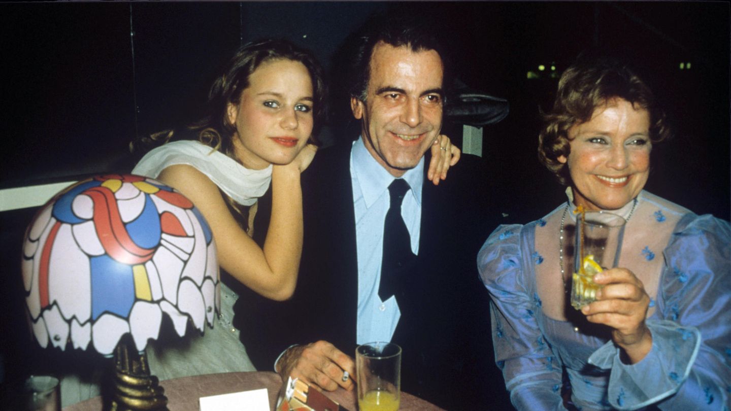 Marie Theres Relin (links), ihr Onkel Maximilian Schell und ihre Mutter Maria Schell