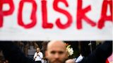 Donald Tusk, Oppositionsführer von Polen, spricht während des "Marsch der Million Herzen"