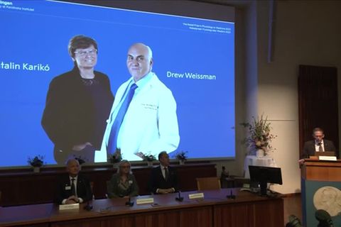 Video: Medizin-Nobelpreis geht an Wegbereiter für Corona-Impfstoff