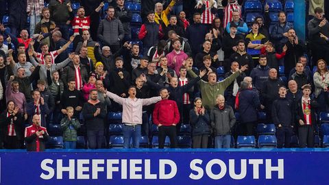 Sunderland-Fans während des Spiels gegen Sheffield Wednesday
