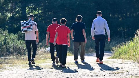 Migranten Asylbewerber Eisenhüttenstadt Brandenburg