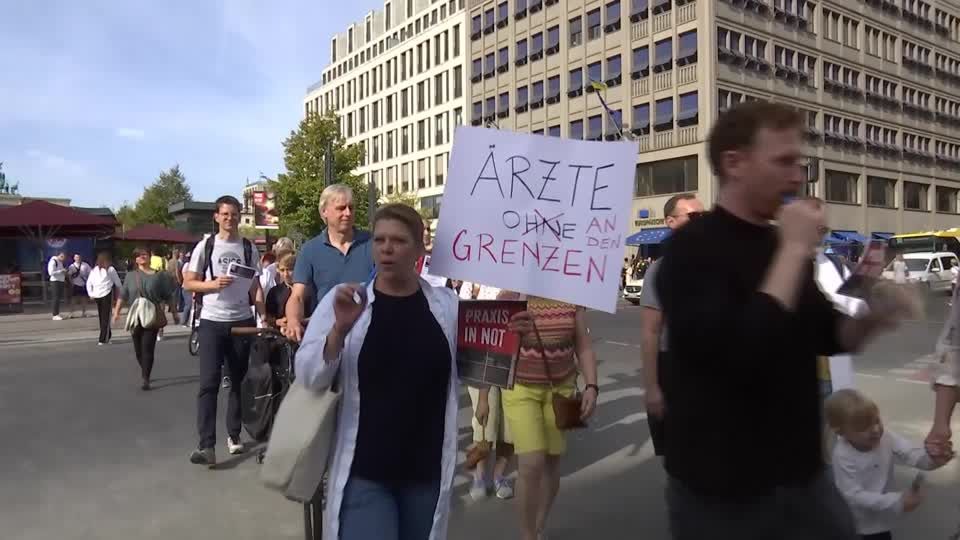 Video: Ärzte protestieren gegen Budgetierung