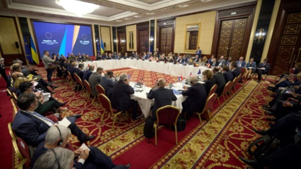 Bild vom Treffen der EU-Außenminister in Kiew