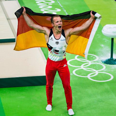 Rio de Janeiro, 16.08.2016, Olympia Fabian Hambüchen (Deutschland) holt Gold am Reck Turnen mm

Rio de Janeiro 16 08 2016 Olympia Fabian Hambüchen Germany picks Gold at Reck Gymnastics mm