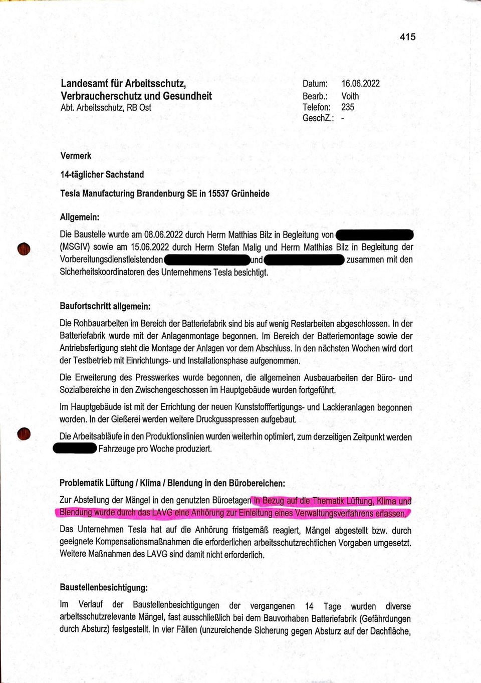 Screenshot LAVG-Dokument Verwaltungsverfahren Screenshot LAVG-Dokument Verwaltungsverfahren