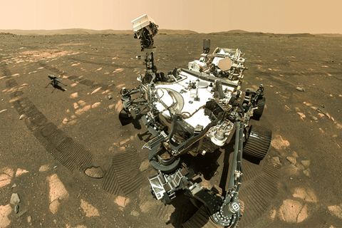 60 Meter breit und zwei Kilometer hoch: NASA-Aufnahmen zeigen gigantischen Staubteufel auf dem Mars