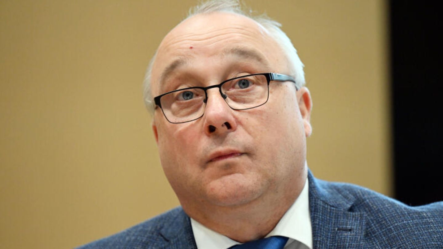 Der Ex-AfD-Bundestagsabgeordnete Jens Maier im Leipziger Gerichtssaal