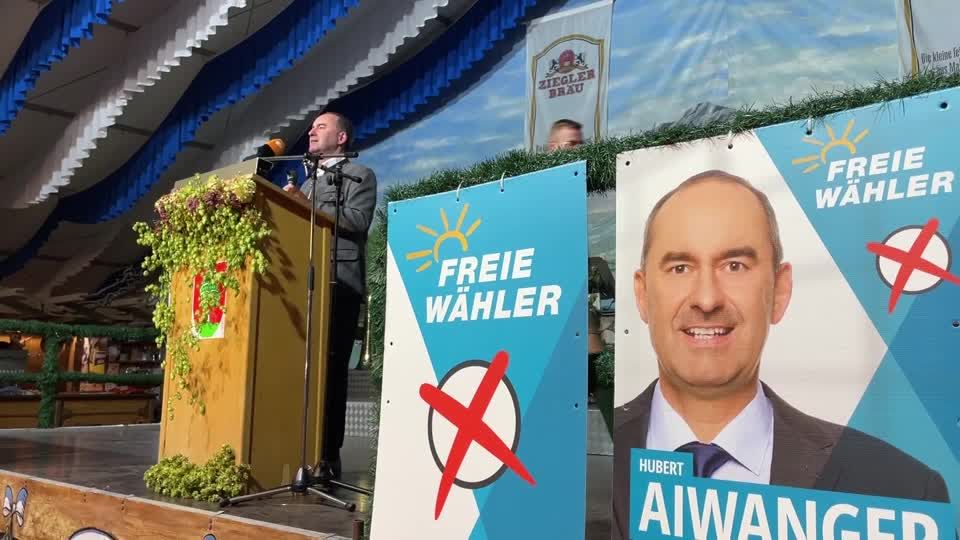 Video: Aiwanger: "Wir wollen in Bayern weiter regieren und 2025 in den Bundestag"