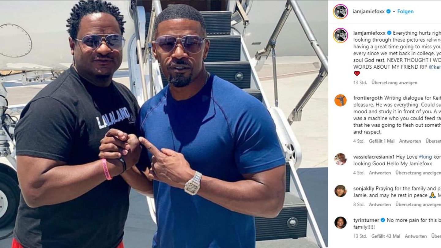 Keith Jefferson (links) mit Kumpel Jamie Foxx