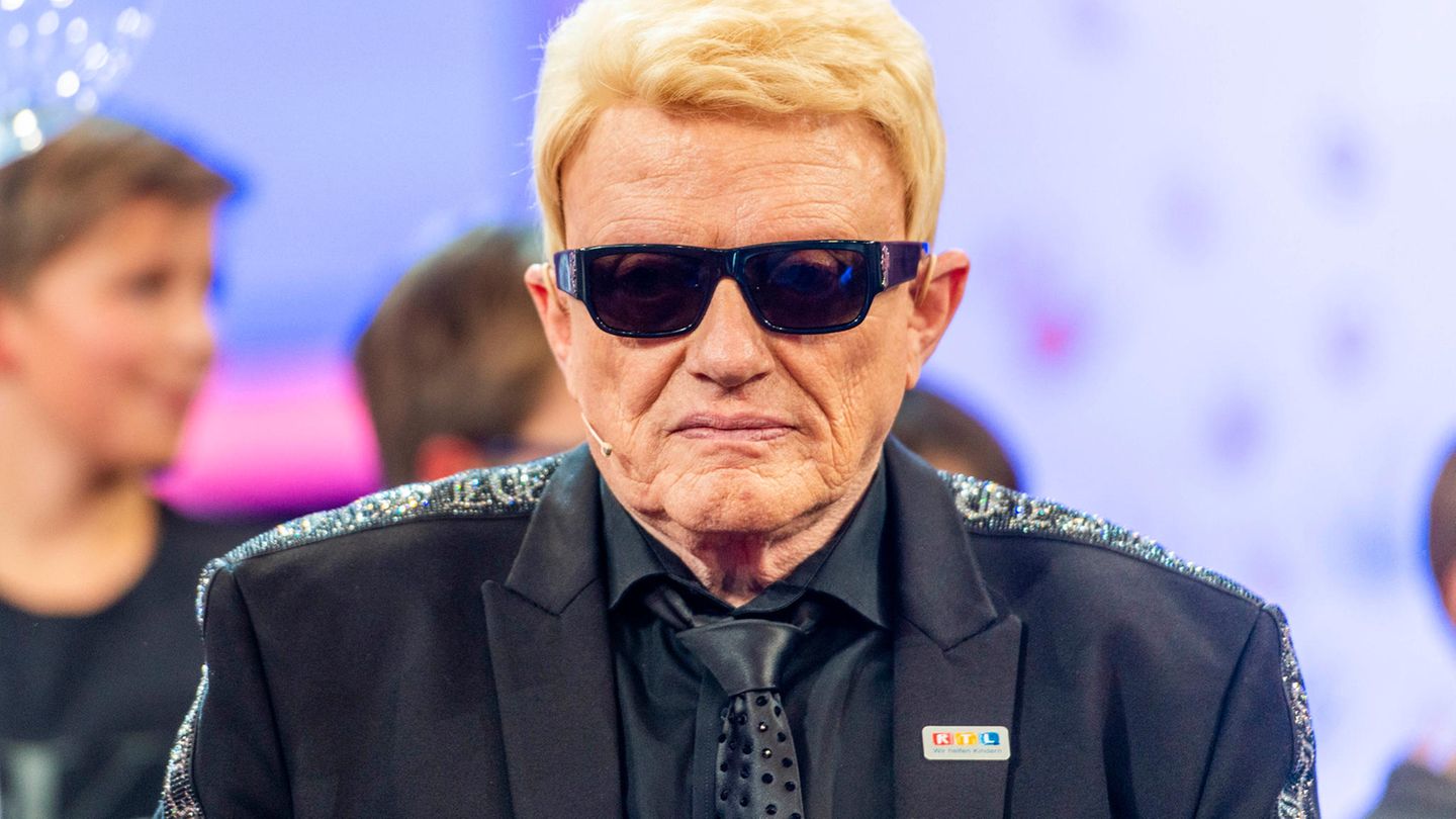 Heino, hier im Jahr 2019 beim RTL-Spendenmarathon. Der 84-jährige Schlagersänger tritt noch regelmäßig auf