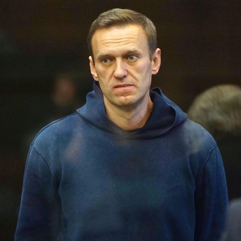 Alexej Nawalny am 17. Januar 2021 vor einem Gericht in Moskau 