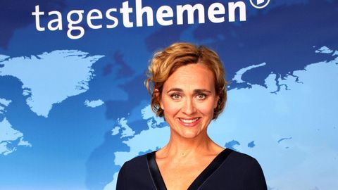 Caren Miosga moderierte von 2007 bis 2023 die "Tagesthemen" in der ARD