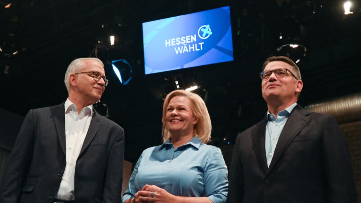 Die Spitzenkandidaten der hessischen Landtagswahl