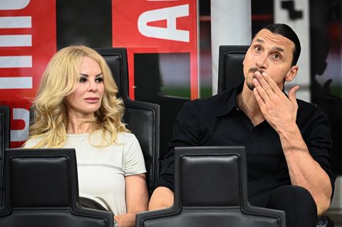 Zlatan Ibrahimovic und seine Partnerin Helena Seger 