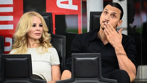 Zlatan Ibrahimovic und seine Partnerin Helena Seger 