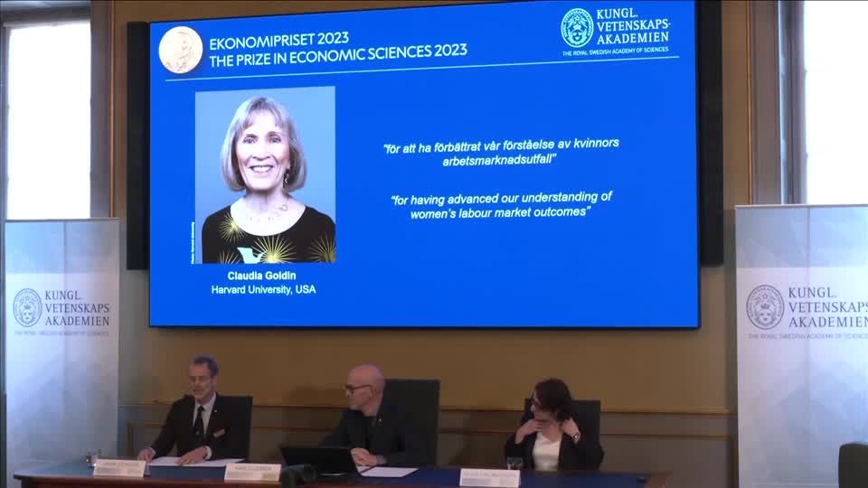 Video: Wirtschafts-Nobelpreis für US-Volkswirtin Claudia Goldin