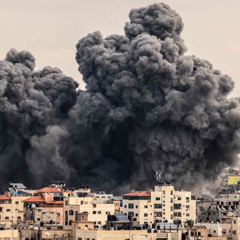Auch am Montag bombadierte die israelische Luftwaffe den Gaza-Streifen unaufhörlich