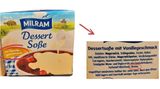 "Mit Vanillegeschmack" meint meist mit Aroma