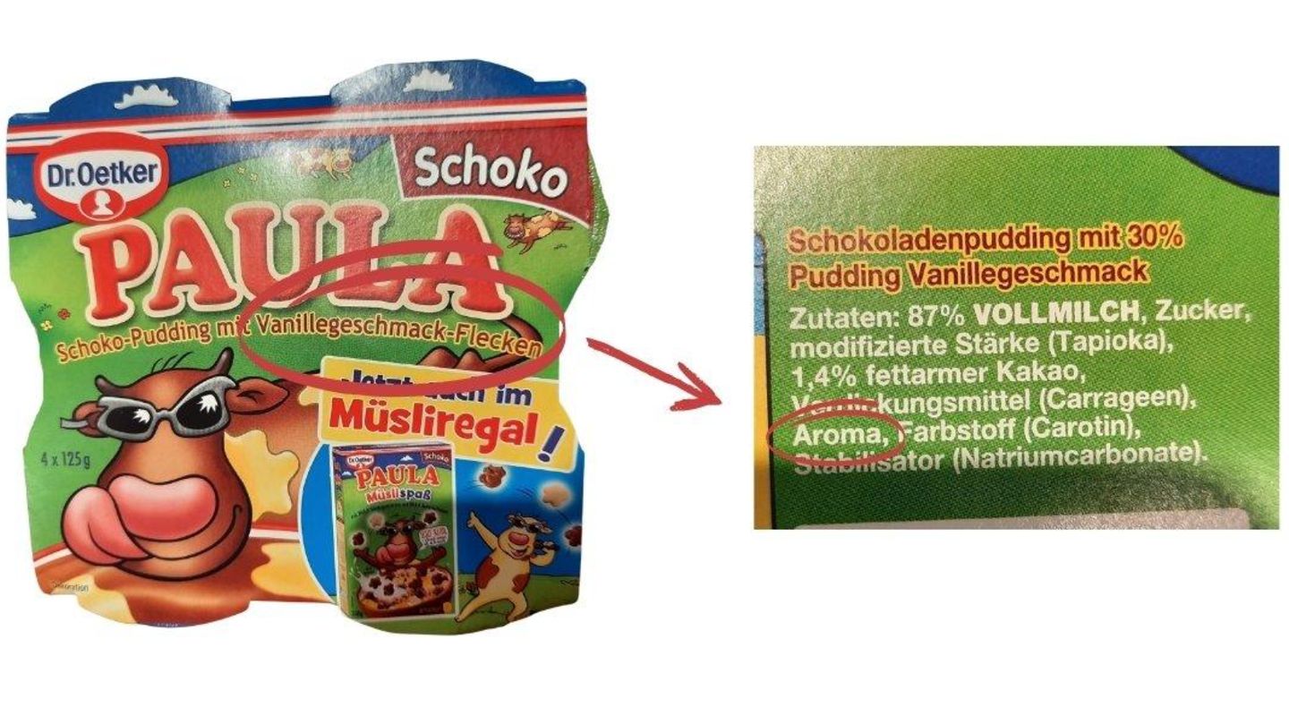 Echte Vanille kann man auch hier nicht erwarten