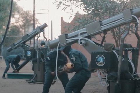 Nach Attacken auf Israel: Mutmaßliches Propaganda-Video soll "Luftabwehr" der Hamas zeigen