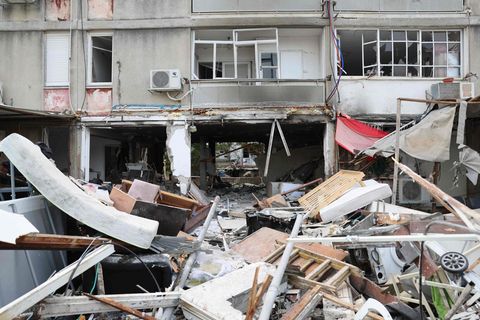 Die israelische Stadt Ashkelon wurde vor allem von Raketen getroffen