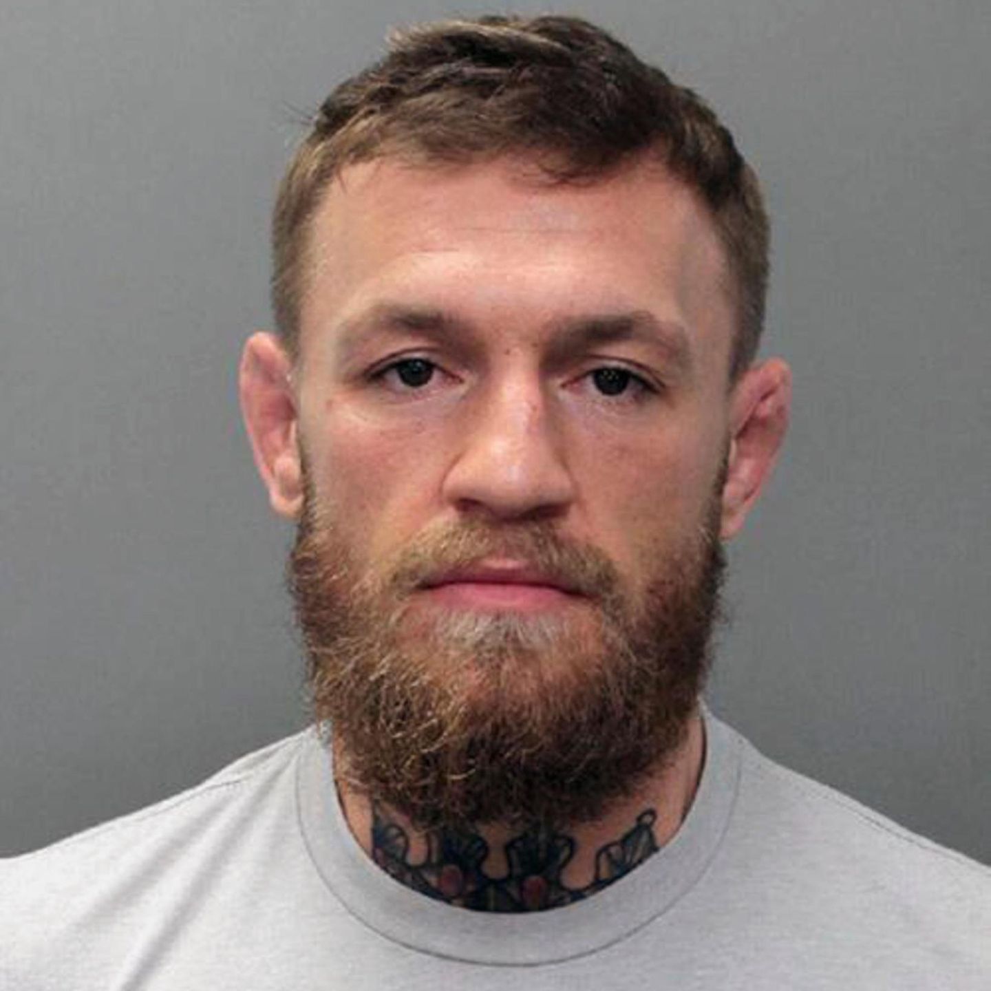 Polizeifoto von Conor McGregor