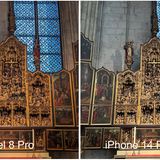 Pixel 8 Pro iPhone 14 Pro Max Altar VGL