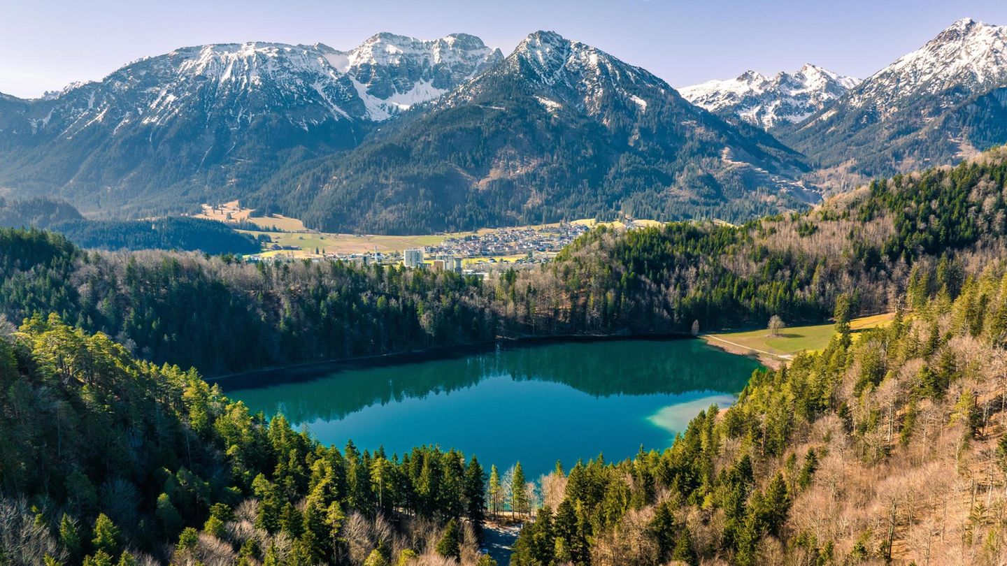 Der Alatsee in Bayern