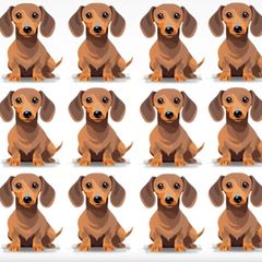 Augentest: Hunde-Suchbild: Welcher Dackel tanzt aus der Reihe?