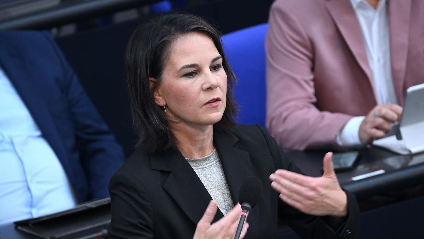 Bundesaußenministerin Annalena Baerbock (Grüne)