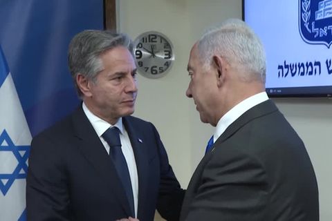 Video: US-Außenminister Blinken in Israel eingetroffen