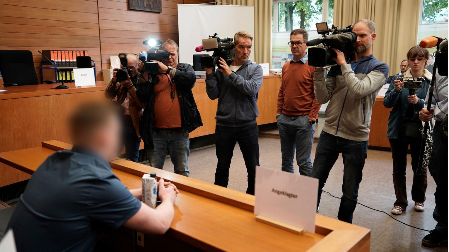 Angeklagter im Fall Hanna W. im Landgericht Traunstein