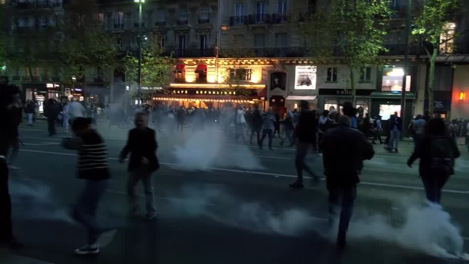 Video: Pro-Palästinenser-Protest in Paris eskaliert