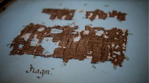 Archäologie: Schriftrollen, die vom Vesuv verschüttet wurden