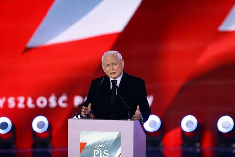 Jaroslaw Kaczynski, Chef der rechtspopulistischen PiS