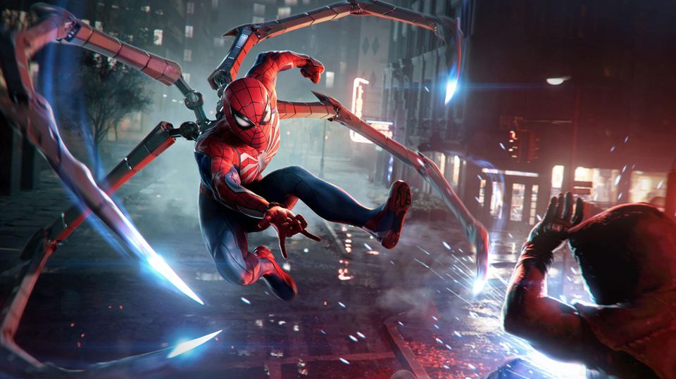 Neue Fähigkeiten wie die Spinnenarme sorgen in "Spider-Man 2" für Abwechslung