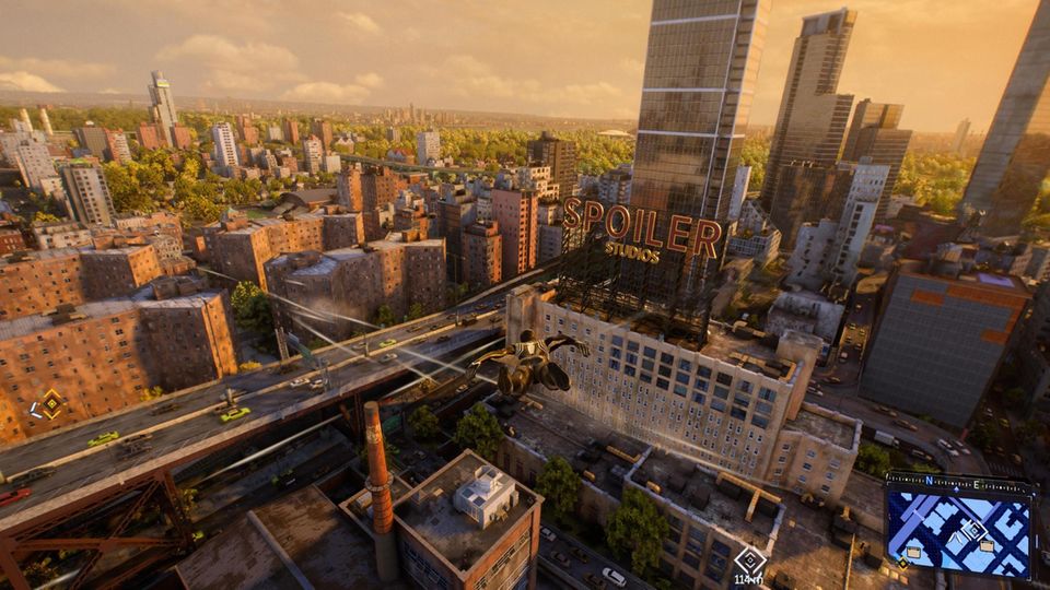 Die neue Flug-Fähigkeit macht das Erkunden von New York in "Spider-Man 2" noch abwechslungsreicher