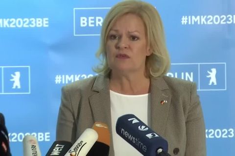 Video: Faeser: "Schutz von Jüdinnen und Juden in Deutschland hat höchste Priorität"