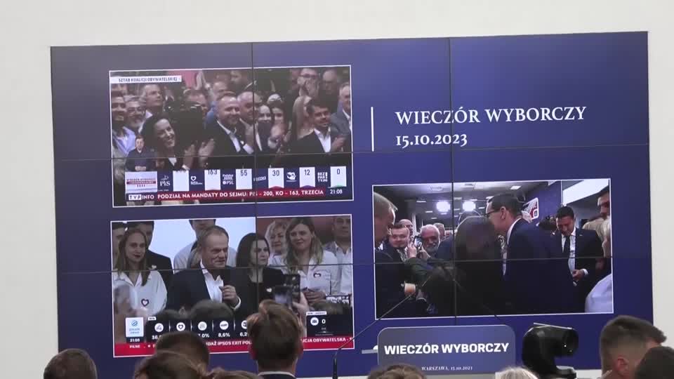 Video: Regierende PiS in Polen vorne - aber Regierungswechsel möglich
