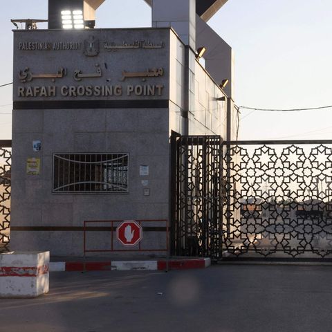 Rafah Grenzübergang Gazastreifen Ägypten